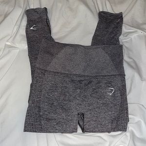 Gymshark size small heathered gray scrunch butt vital seamless 2.0 leggings